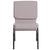 Hercules Series 18.5''W Stacking Church Chair In Gray Dot Fabric - Silver Vein Frame By Flash Furniture | Side Chairs | Modishstore - 4
