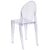 Ghost Side Chair In Transparent Crystal By Flash Furniture | Dining Chairs | Modishstore - 3