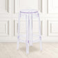 25.75'' High Transparent Counter Height Stool By Flash Furniture | Bar Stools | Modishstore