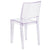 Phantom Series Transparent Stacking Side Chair By Flash Furniture | Dining Chairs | Modishstore - 3