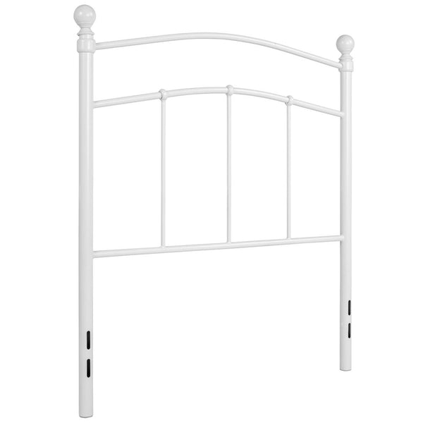 Woodstock Decorative White Metal Twin Size Headboard By Flash Furniture | Headboards | Modishstore - 2