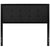 Bristol Metal Tufted Upholstered Full Size Headboard In Black Fabric By Flash Furniture | Headboards | Modishstore - 2