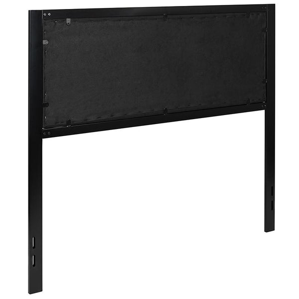 Bristol Metal Tufted Upholstered Full Size Headboard In Black Fabric By Flash Furniture | Headboards | Modishstore - 3