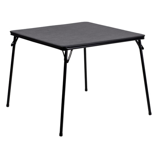 Black Folding Card Table By Flash Furniture | Side Tables | Modishstore