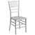 Hercules Premium Series Silver Resin Stacking Chiavari Chair By Flash Furniture | Dining Chairs | Modishstore