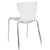 Lowell Contemporary Design White Plastic Stack Chair By Flash Furniture | Side Chairs | Modishstore - 3