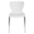 Lowell Contemporary Design White Plastic Stack Chair By Flash Furniture | Side Chairs | Modishstore - 4