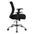 Mid-Back Black Mesh Tapered Back Swivel Task Office Chair With Chrome Base And T-Arms By Flash Furniture | Office Chairs | Modishstore - 2