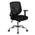 Mid-Back Black Mesh Tapered Back Swivel Task Office Chair With Chrome Base And T-Arms By Flash Furniture | Office Chairs | Modishstore