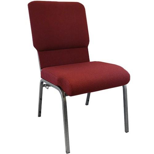 Advantage Maroon Church Chairs 18.5 In. Wide By Flash Furniture | Side Chairs | Modishstore