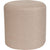 Barrington Upholstered Round Ottoman Pouf In Beige Fabric By Flash Furniture | Ottomans | Modishstore - 2