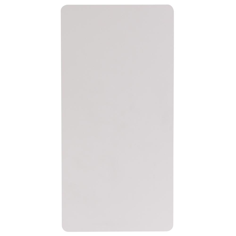 4-Foot Granite In White Plastic Folding Table By Flash Furniture | Side Tables | Modishstore - 3