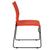 Hercules Series 881 Lb. Capacity Orange Sled Base Stack Chair With Air-Vent Back By Flash Furniture | Side Chairs | Modishstore - 2