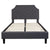 Brighton Full Size Tufted Upholstered Platform Bed In Dark Gray Fabric By Flash Furniture | Beds | Modishstore - 3