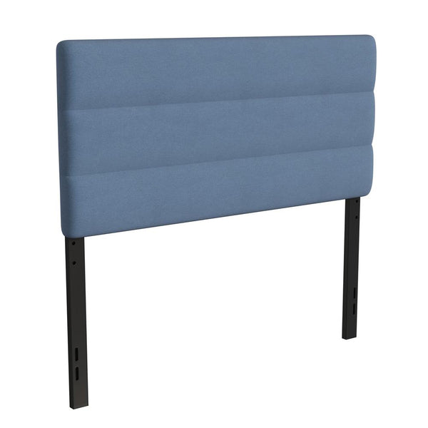 Paxton Full Channel Stitched Fabric Upholstered Headboard, Adjustable Height From  44.5