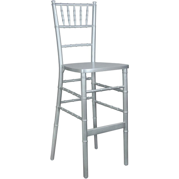 Advantage Silver Chiavari Bar Stools By Flash Furniture | Bar Stools | Modishstore