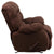 Contemporary Softsuede Fudge Microfiber Rocker Recliner By Flash Furniture | Chairs & Recliners | Modishstore - 2