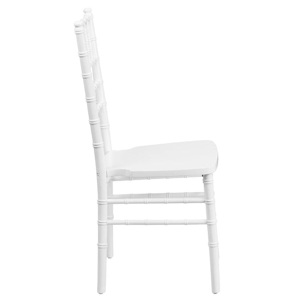 Hercules Series White Wood Chiavari Chair By Flash Furniture | Dining Chairs | Modishstore - 2