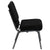 Hercules Series 21''W Stacking Church Chair In Black Fabric - Silver Vein Frame By Flash Furniture | Side Chairs | Modishstore - 2
