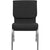 Hercules Series 18.5''W Stacking Church Chair In Black Fabric - Silver Vein Frame By Flash Furniture | Side Chairs | Modishstore - 4
