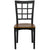 Hercules Series Black Window Back Metal Restaurant Chair - Cherry Wood Seat By Flash Furniture | Dining Chairs | Modishstore - 4
