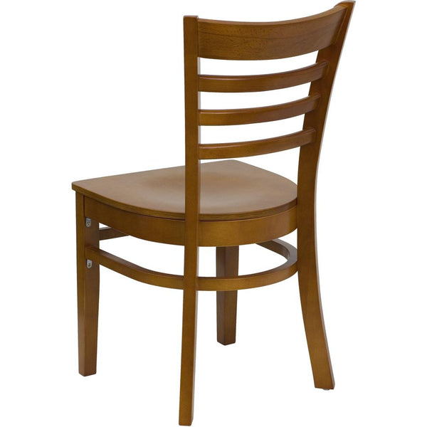 Hercules Series Ladder Back Cherry Wood Restaurant Chair By Flash Furniture | Dining Chairs | Modishstore - 3