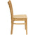 Hercules Series Ladder Back Natural Wood Restaurant Chair By Flash Furniture | Dining Chairs | Modishstore - 2