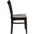 Hercules Series Ladder Back Walnut Wood Restaurant Chair By Flash Furniture | Dining Chairs | Modishstore - 2