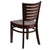 Darby Series Slat Back Walnut Wood Restaurant Chair By Flash Furniture | Dining Chairs | Modishstore - 3