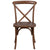 Hercules Series Stackable Pecan Wood Cross Back Chair By Flash Furniture | Dining Chairs | Modishstore - 4