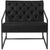 Hercules Madison Series Black Leathersoft Tufted Lounge Chair By Flash Furniture | Lounge Chairs | Modishstore - 4