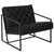 Hercules Madison Series Black Leathersoft Tufted Lounge Chair By Flash Furniture | Lounge Chairs | Modishstore