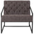 Hercules Madison Series Retro Gray Leathersoft Tufted Lounge Chair By Flash Furniture | Lounge Chairs | Modishstore - 4