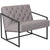 Hercules Madison Series Retro Light Gray Leathersoft Tufted Lounge Chair By Flash Furniture | Lounge Chairs | Modishstore