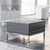 Hercules Imagination Series Gray Leathersoft Ottoman By Flash Furniture | Ottomans | Modishstore