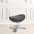 Gray Leathersoft Saddle Wing Ottoman By Flash Furniture | Ottomans | Modishstore