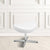 White Leathersoft Saddle Wing Ottoman By Flash Furniture | Ottomans | Modishstore