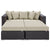 Modway Convene 4 Piece Outdoor Patio Daybed | Outdoor Patio Daybed | Modishstore-3
