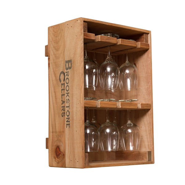 Napa East Wine Crate 12 Wine Glass Holder