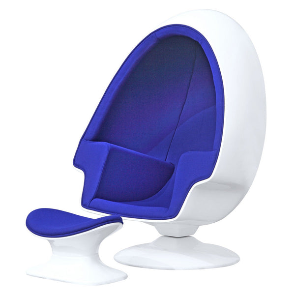 Fine Mod Imports Alpha Egg Chair and Ottoman | Lounge Chairs | Modishstore-8
