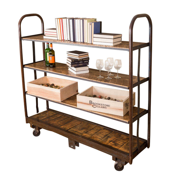 Napa East Vintage Cart With Shelves