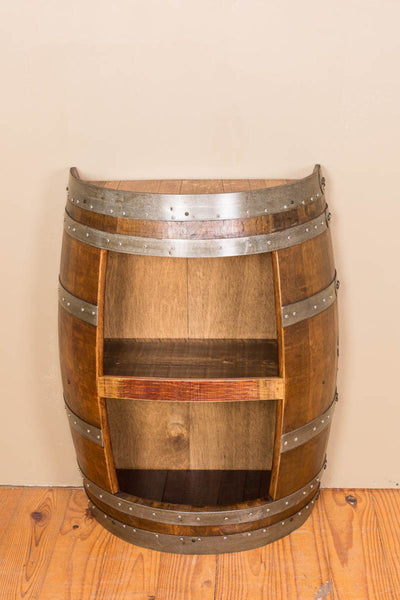 Napa East Half Barrel Open Front with Shelf