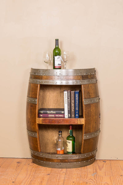 Napa East Half Barrel Open Front with Shelf