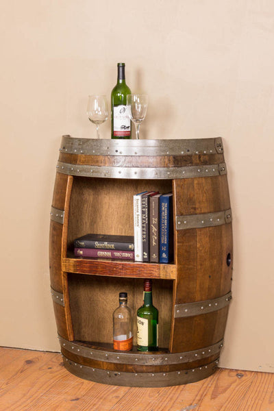 Napa East Half Barrel Open Front with Shelf