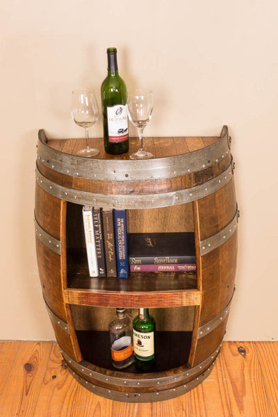 Napa East Half Barrel Open Front with Shelf