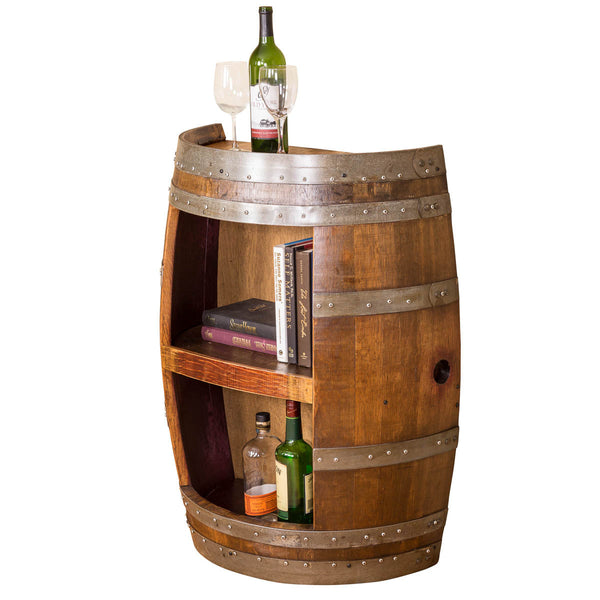 Napa East Half Barrel Open Front with Shelf