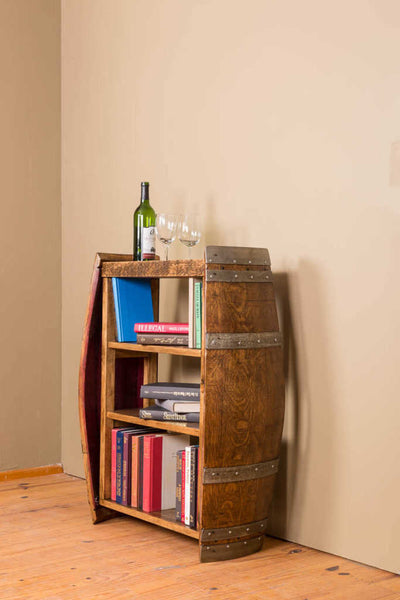 Napa East Wine Barrel End Bookshelf