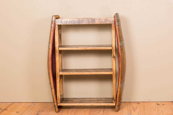 Napa East Wine Barrel End Bookshelf