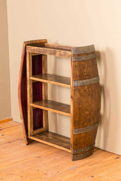 Napa East Wine Barrel End Bookshelf