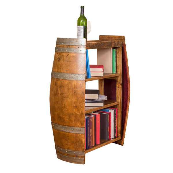 Napa East Wine Barrel End Bookshelf